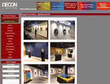 Tablet Screenshot of deconlighting.com